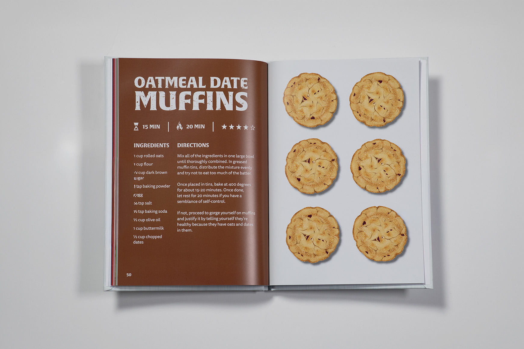 Oatmeal Date Muffins Page